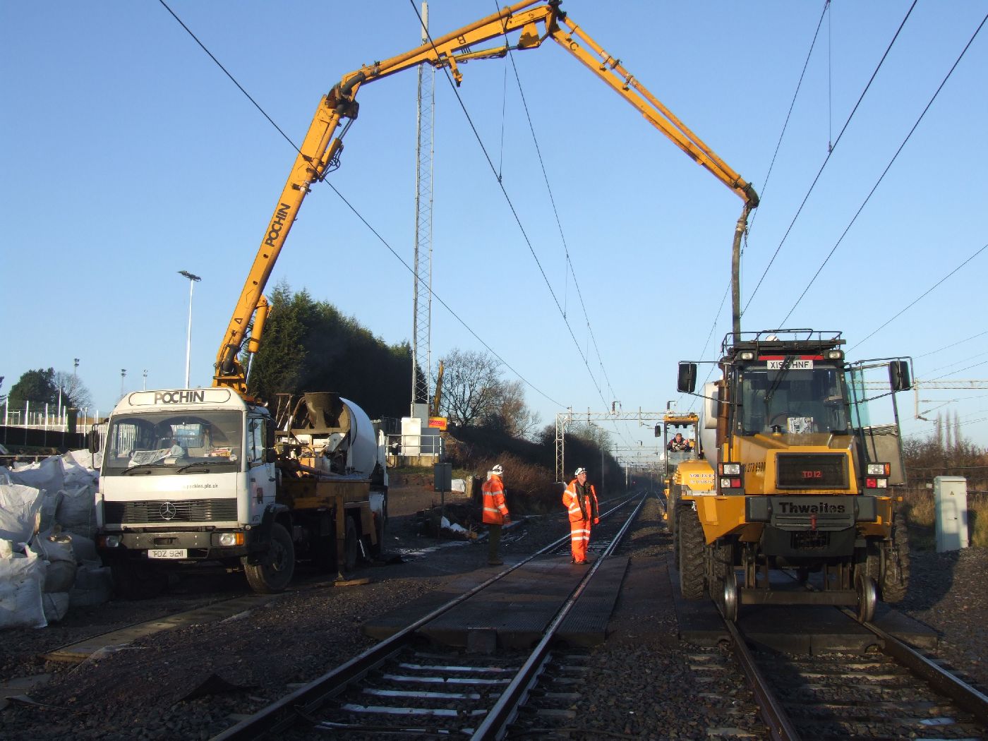Road Rail Mixer Shovlin Plant Hire Limited